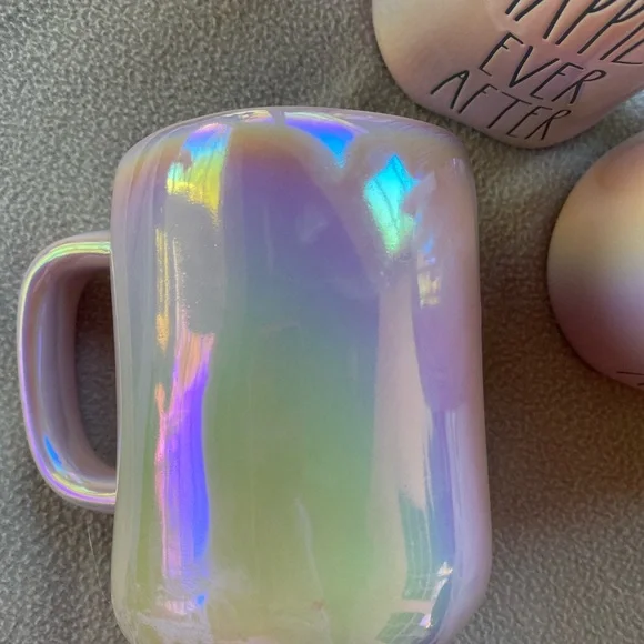 RaeDunn by Magenta, “Happily Ever After”, Pink Iridescent Mug - Picture 10 of 11